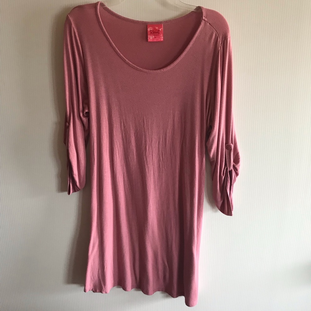 New Recruit Maternity top rose pink soft shirt XL